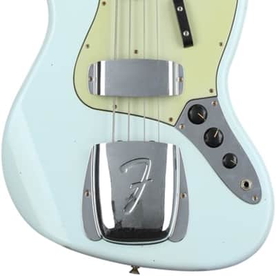 Fender Custom Shop '63 Jazz Bass Journeyman Relic - Faded Aged Sonic Blue image 2