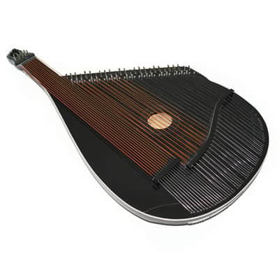 New Traditional Folk Ukrainian Bandura Chromatic String Musical Instrument Very Beautiful and Magnificent Sound! Black image 4