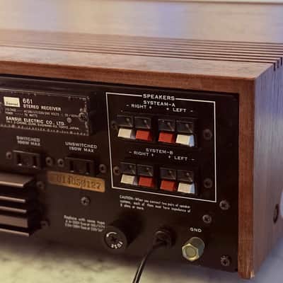 πΆβ¨ Sansui 661 Vintage Stereo Receiver w/ Original Wood Case β Serviced, LED, Cleaned & Tested image 16