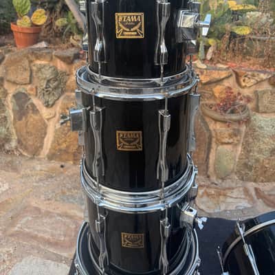 Tama Artstar Cordia Black 6pc Drum Set kit 10,12,13,16,24 Birch + Cordia!! image 5