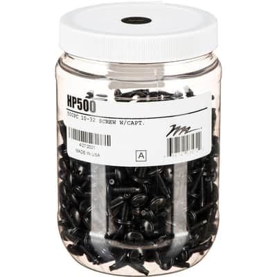 Middle Atlantic HP500 10-32 3/4" Black Phillips Truss-Head Screws (500 Pieces) image 3