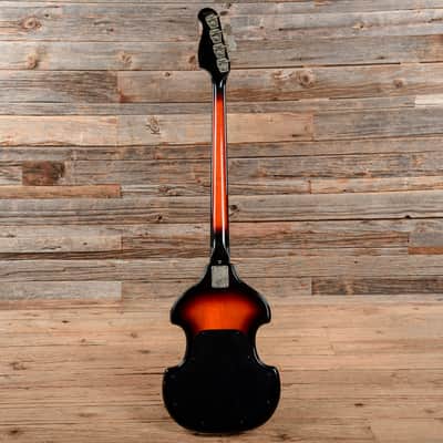 Supro Violin Bass Sunburst 1960s image 5