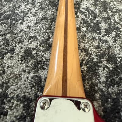 Fender Cyclone Deluxe Series 1999 MIM Candy Apple Red Rosewood Fretboard Guitar image 11