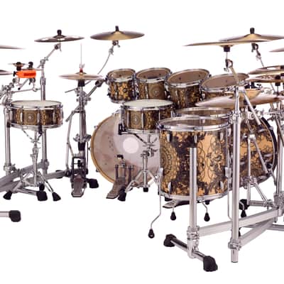 Pearl *Pre-Order* Masters Complete Cain & Abel Double Bass 10-Piece Drum Set | Drum Shells Only | Special Order | Authorized Dealer image 4