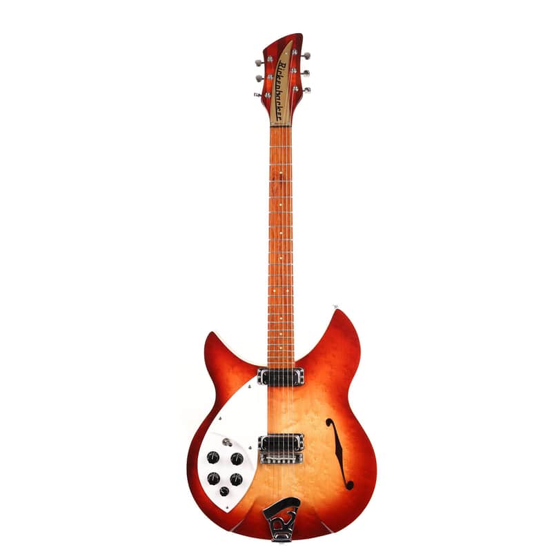1987 Rickenbacker 1997 Rose Morris Reissue Left-Handed Fireglo