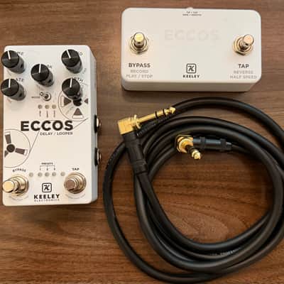 Keeley ECCOS Neo-Vintage Tape Delay with Matching Remote and Cable image 1