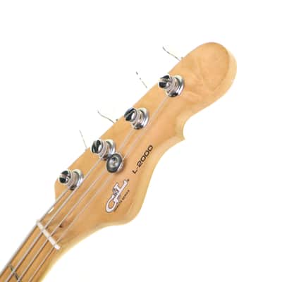 G&L Tribute L-2000 Active 4 String Bass Guitar, Natural Ash image 6