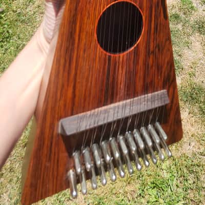 Beautiful Vintage Antique Rosewood Psaltry 18" image 4