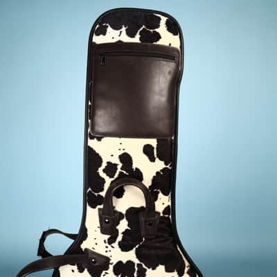 Levy's Canada Guitar Leather Case Cow Cowprint image 3