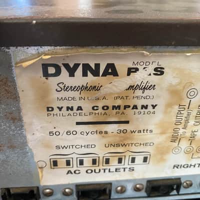 Immagine Dynaco Dyna PAS Stereo Tube Preamp Preamplifier - 4