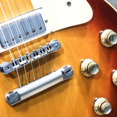 Gibson Les Paul Deluxe 1972 Cherry Sunburst Electric Guitar w/Case #962088 image 8