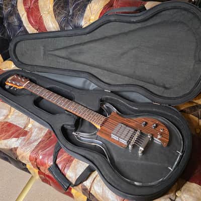Aria Dan Armstrong SK Skeleton Original Vintage Early 70s Acrylic Lucite Plexiglass DC Gibson Open-Book Headstock Electric Guitar RARE Tune-o-Matic model MIJ Japan Matsumoku image 2