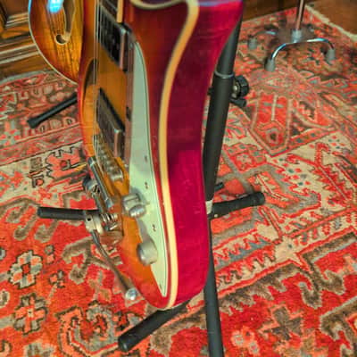 Duesenberg Double Cat Semi-Hollow Guitar 2010s - Fire Burst image 4