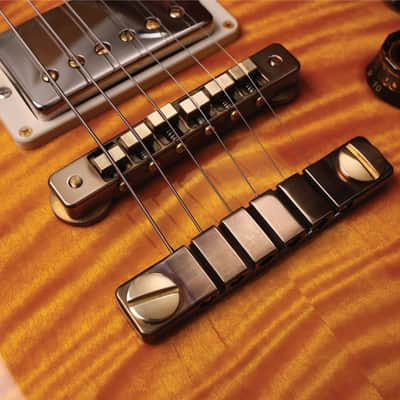 PRS RARE Private Stock [One of The Very 1st 594s | 1 of Only 26 From The First Run!] Guitar Of The Month "February" McCarty 594 in Vintage McCarty Smoked Burst w/Bronze Aluminium Two-Piece Bridge, Flame Mahogany Neck and MOP with Paua Outline Bird Inlays image 5