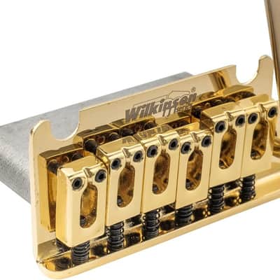 54mm (2-1/8 inch) 2-Point ST Guitar Tremolo Bridge for Fender MIJ/MIK Strat Guitar, Chrome image 4