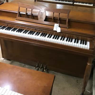 Henry F. Miller Spinet Piano Walnut image 3