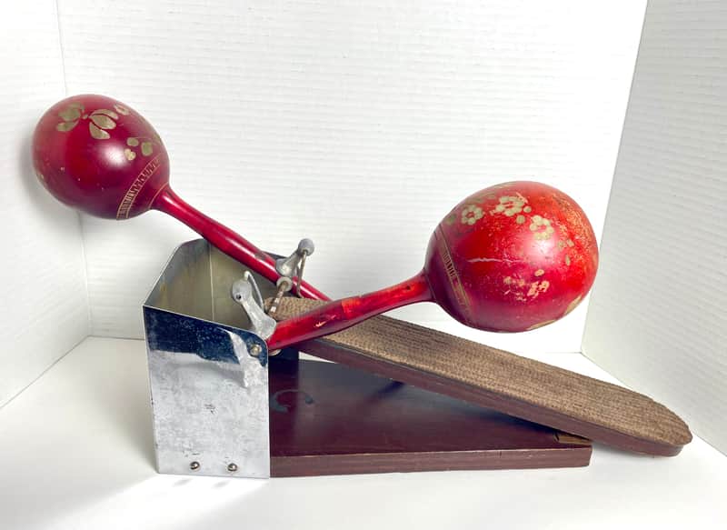 Sunnyside Music Maraca Cha Cha Pedal Vintage USA 1950s Percussion Pedal image 1