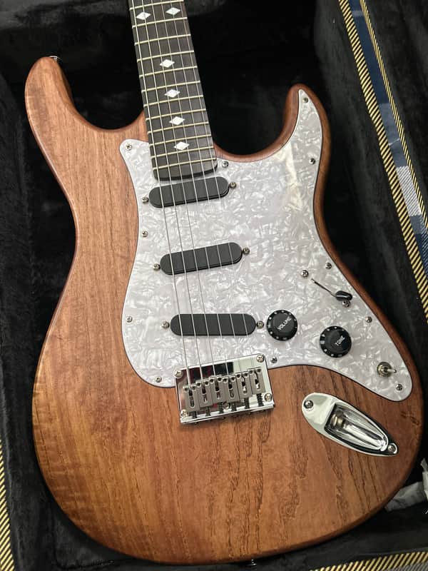 Carvin - Bolt Koa SSS Electric Guitar - Natural - x1552 - USED image 1