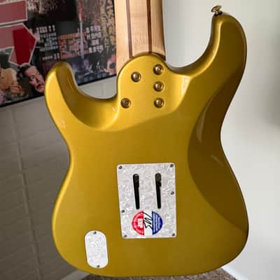 ESP LTD JRV-8 Javier Reyes Signature 2023 - Present - Metallic Gold image 3