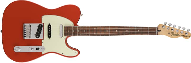 Fender Deluxe Nashville Telecaster, Pau Ferro Fingerboard, Fiesta Red image 1