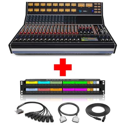 API 1608-II | 16 Channel Console (Unloaded) with Patchbay & Cabling Package image 1