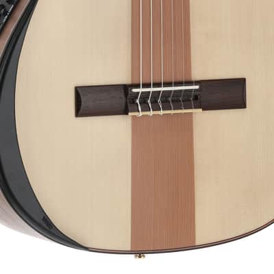 Manuel Rodriguez  Cortado Curly Walnut 4/4 Satin E-Acoustic Cutaway (501454) image 8