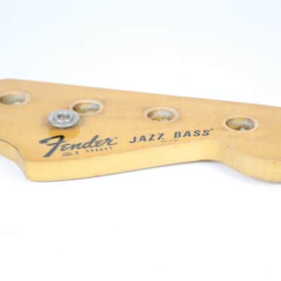 1978 Vintage Fender Jazz Bass Maple NECK Original 1970's 3-Bolt Guitar image 15