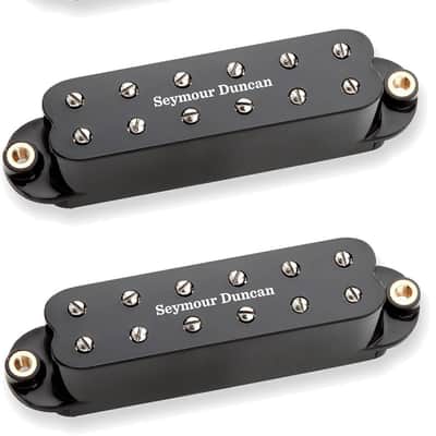 Seymour Duncan Billy Gibbons Red Devil Single Coil Strat Sized Guitar Pickup Set Black Alnico 5 Mags image 1