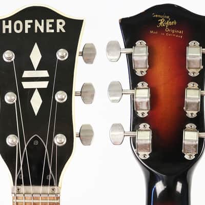 1967 Hofner 4572/V2 Verithin Hollowbody Electric Guitar - 100% All Original, Super Clean! image 15