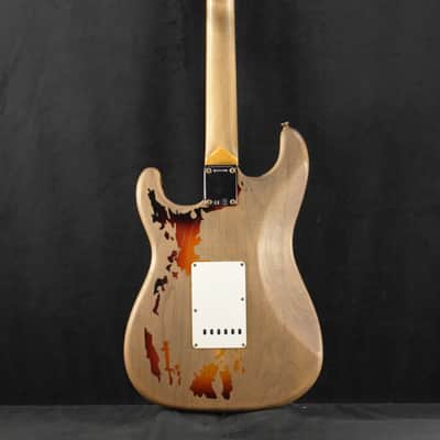 Fender Rory Gallagher Signature Stratocaster Relic 3-Color Sunburst Rosewood Fingerboard image 12