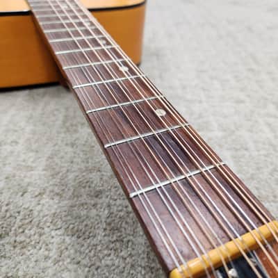 Vintage 1960s Goya TS-4 12-String Dreadnought - Recent Neck Reset w/ Original Hard Shell Case image 11
