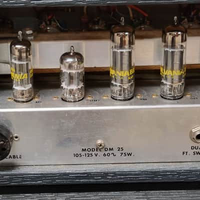 1965 Danelectro DM-25 25-Watt 1x12" Piggyback Guitar Amp image 13