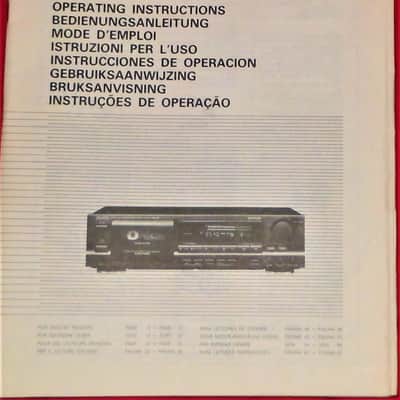 DENON BedienAnleitungen-MANUALS~~11 verschiedene~~DOWNLOADs, Reprints, Originale image 9