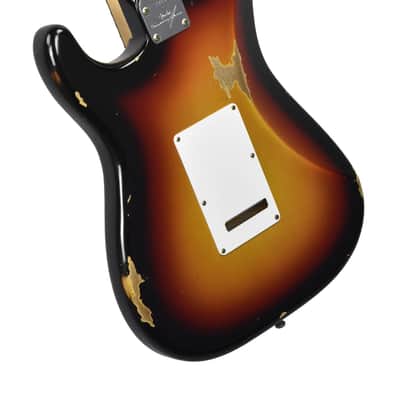 Fender Custom Shop Strat Pro 2025 Relic in 3-Color Sunburst image 7