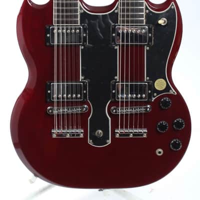 1994 Gibson EDS-1275 cherry red image 2