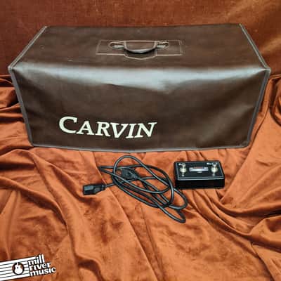 Carvin VT50 50W Guitar Tube Amplifier Head Lacquered Tweed w/ Footswitch & Cover image 11