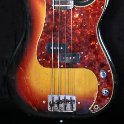 Vintage Pre CBS Fender Precision Bass | 1962/1968 | Sunburst image 2