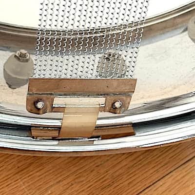 No Name 13"X3.5" Piccolo Chrome Snare Drum, New Remo Ambassador Beater Head, Very Good Condition image 7