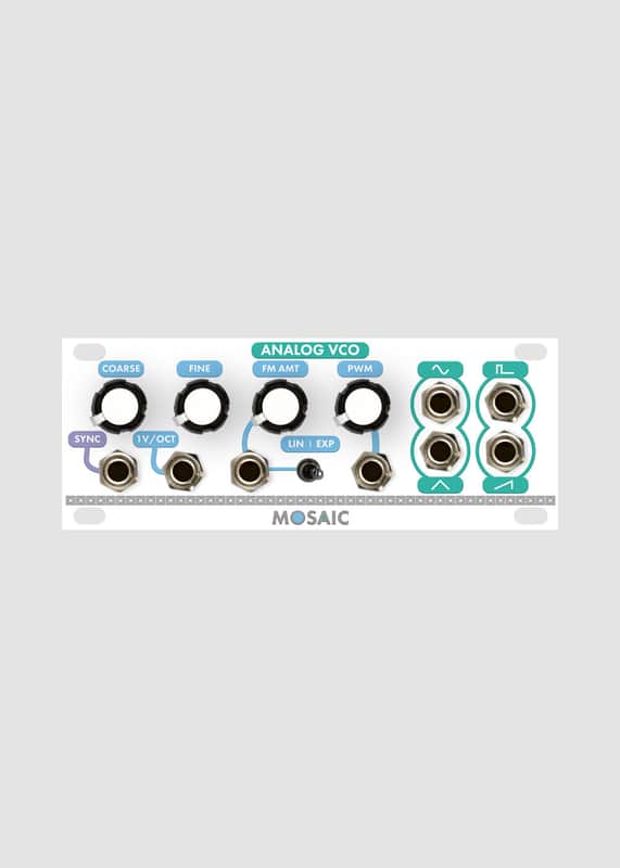 MOSAIC 1U ANALOG VCO WHITE : BRAND NEW :  [DETROIT MODULAR] image 1