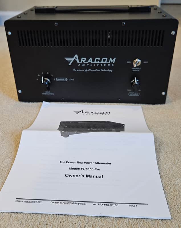 ARACOM Power Attenuator PRX150-Pro for Tube Guitar Amps