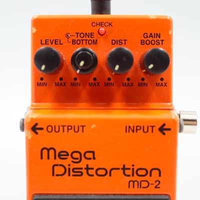 Boss MD-2 Mega Distortion Guitar Effect Pedal IW79283 image 3