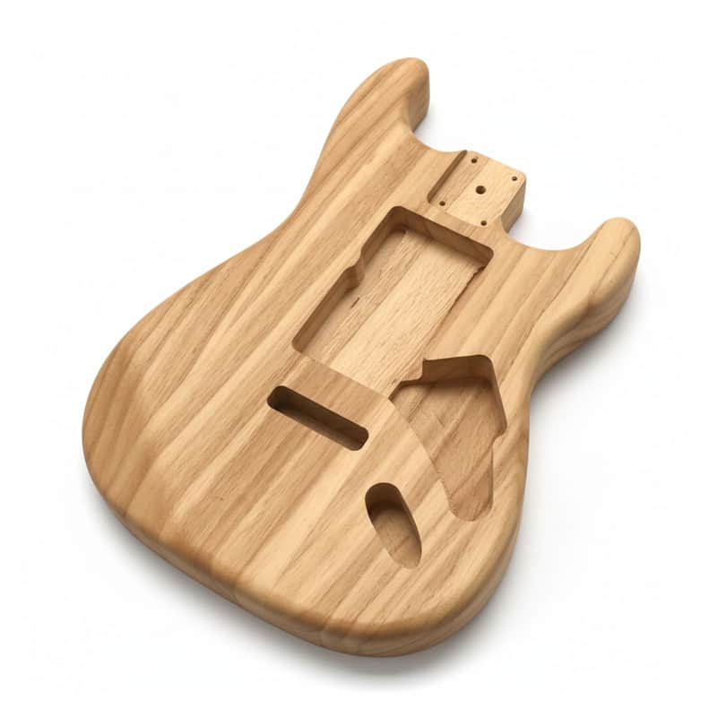 Unfinished Maple Strat-Style Guitar Body image 1