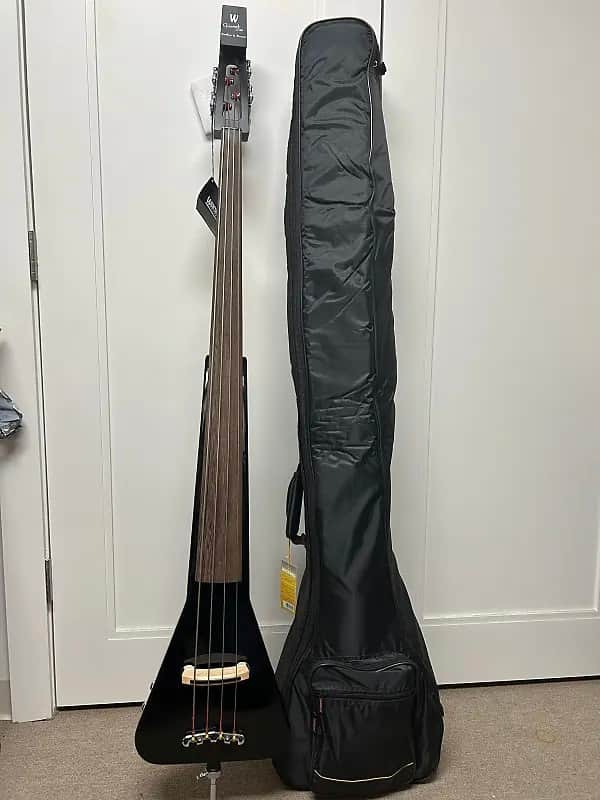Warwick Rockbass Triumph Lite Electric Upright Bass Guitar - Solid Black High Polish image 1