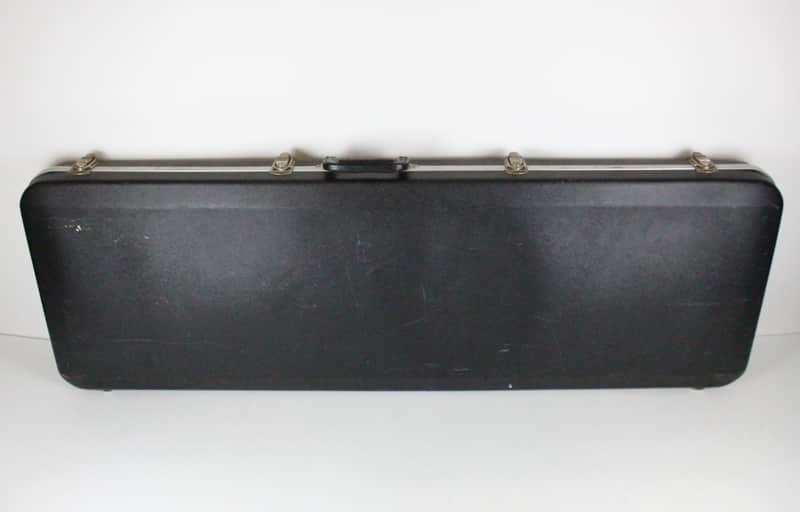 Vintge 1977 1978 1979 1980 1981 Fender Precision/Jazz/Telecaster Bass Molded Plastic BASS Black Interior CASE USA 1970s image 1