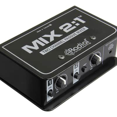 Radial Engineering Mix 2:1 Two-channel Audio Combiner & Mixer image 3