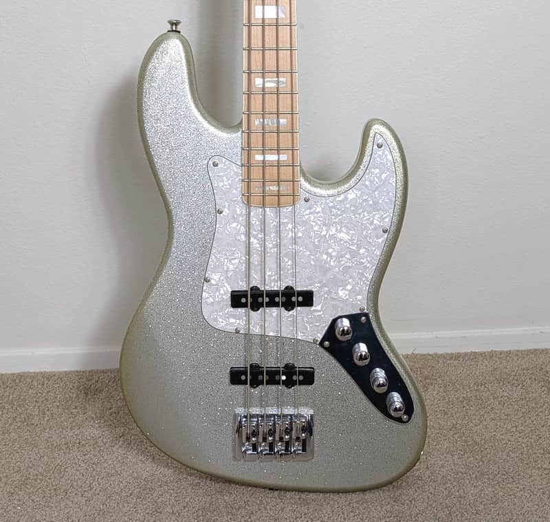 BASS MODS EF4 Ethan Farmer 4-String Jazz Bass Guitar w/Case image 1