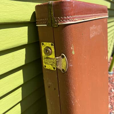 Vintage 1960s Fender Duo Sonic Case image 5