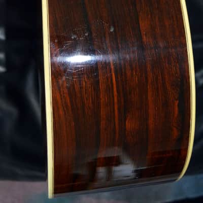 Santa Cruz 1990 D-28H 100 Yr. old Brazilian Rosewood German Spruce Master Grade Herringbone Binding image 7