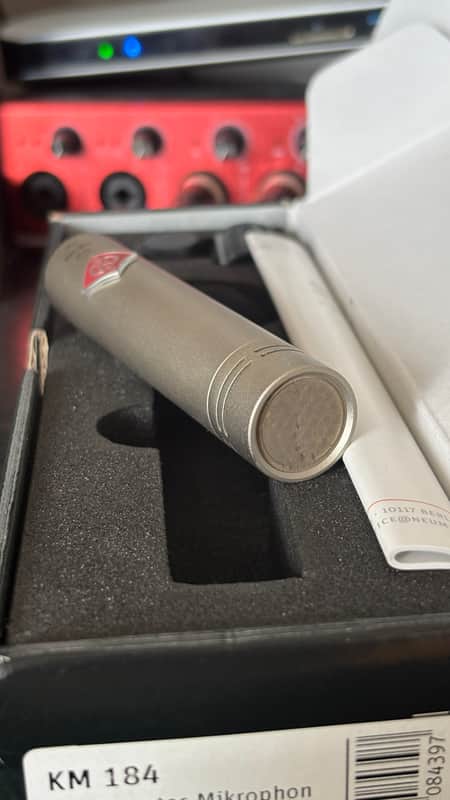 Neumann KM 184 Microphone Nickel image 1