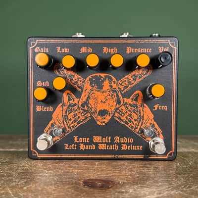 Lone Wolf Audio Left Hand Wrath Deluxe Distortion 2010s - Black with Red Graphic image 2